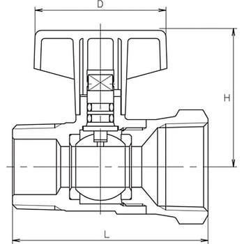 S6 a 10k 黄銅製ボールバルブ テーパおねじ テーパめねじ 1個 キッツ Kitz 通販サイトmonotaro