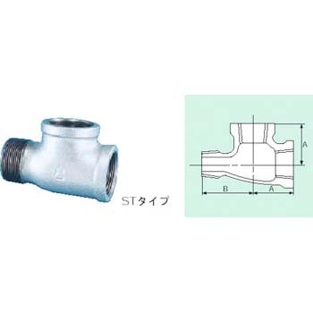 めすおすチーズ バンド付 ネジ込み式管継手 日立金属 コート継手 通販モノタロウ St 10a