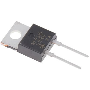 onsemi 整流ダイオード， 15A， 400V スルーホール， 2-Pin TO-220AC シリコンジャンクション 1.25V onsemi