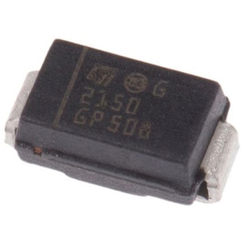 STマイクロ，  整流ダイオード， 2A， 150V 表面実装， 2-Pin DO-214AC (SMA) ショットキー STMicro