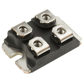 STマイクロ，  整流ダイオード， 絶縁型， 50A， 200V パネルマウント， 4-Pin ISOTOP シリコンジャンクション 1.15V STMicro
