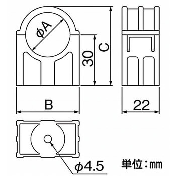 VP管ホルダー 因幡電工