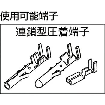 F-200 手動式圧着工具 連鎖型圧着端子用 1丁 泉精器製作所 【通販 