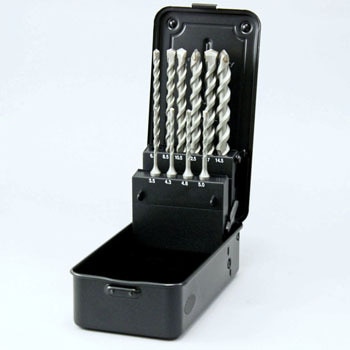 ユニカ SDSプラスUXビットセット ツールボックスセット コンクリートドリル UXタイプ 回転+軽打撃用 10本組 TB-21UX TB-21 コンクリートドリル SDSプラスビット SDSタイプ 10本セット 1