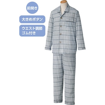 紳士大きめボタンパジャマ 89806シリーズ ケアファッション
