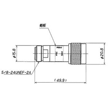 50Ω-75Ω抵抗変換型インピーダンス変換器 J P PDシリーズ スタック電子