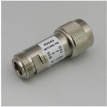 50Ω-75Ω抵抗変換型インピーダンス変換器 J P PDシリーズ スタック電子