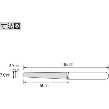 ダイヤモンドヤスリ 鉄工用(K) ロブスター(ロブテックス)