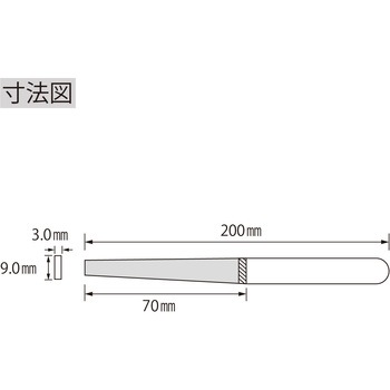 ダイヤモンドヤスリ 鉄工用(K) ロブスター(ロブテックス)