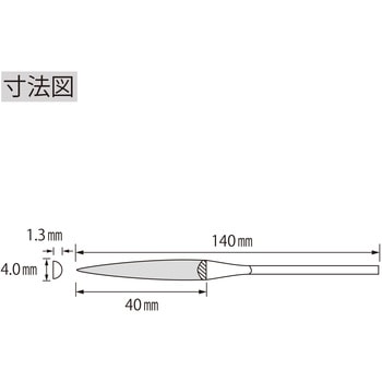 ダイヤモンドヤスリ 精密用(S) ロブスター(ロブテックス)