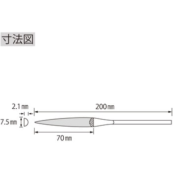 ダイヤモンドヤスリ 精密用(S) ロブスター(ロブテックス)
