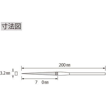 ダイヤモンドヤスリ 精密用(S) ロブスター(ロブテックス)