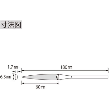 ダイヤモンドヤスリ 精密用(S) ロブスター(ロブテックス)