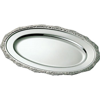 SW 18-8ローズ小判皿(魚皿兼用) 和田助製作所