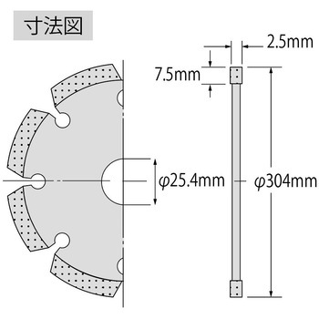 ダイヤモンドホイールレーザー[乾式] ロブスター(ロブテックス)