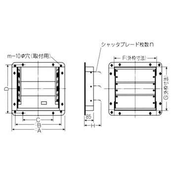 SCF-25DA1 有圧換気扇 1個 スイデン 【通販サイトMonotaRO】