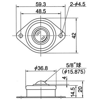 フリーベアプレス成形品(上向用) L-5タイプ フリーベアコーポレーション