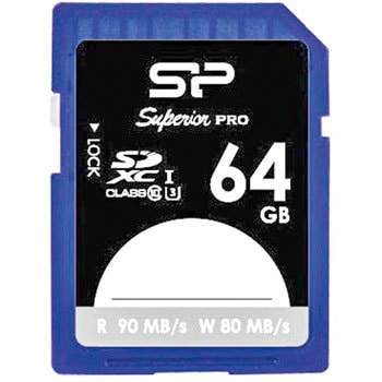 SPJ064GSDSU3 SDXC[J[h UHS-I U3 VRp[(Silicon Power) SDXs[hNXCLASS10 02420067