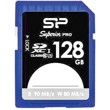 SPJ128GSDSU3 SDXC[J[h UHS-I U3 VRp[(Silicon Power) SDXs[hNXCLASS10 02420076