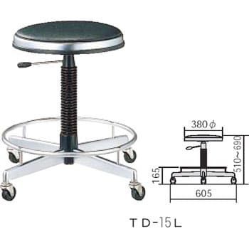 TD-15L 製図用チェア 1個 ノーリツイス 【通販モノタロウ】