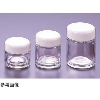 クリーム瓶 CRシリーズ マルエム(理化学・容器)