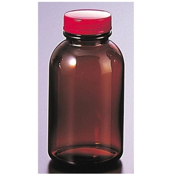 広口瓶・褐色 368mL No.350NYシリーズ マルエム(理化学・容器)
