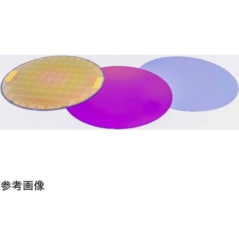12インチ熱酸化膜付きウェハ 研究用[P 100 ，1-100Ω]両面ミラーDF品 25枚入 アズワン