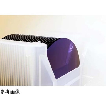 12インチ熱酸化膜付きウェハ 研究用[P 100 ，1-100Ω]両面ミラーDF品 25枚入 アズワン