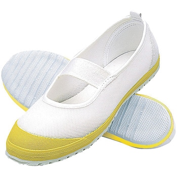 学校用 メッシュバレーシューズ イエロー ラッキーベル
