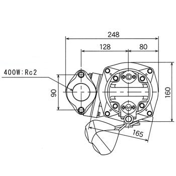 PGA-400T 汚水用水中ポンプ(軽量樹脂水中ポンプ) 水中スーパーテクポン