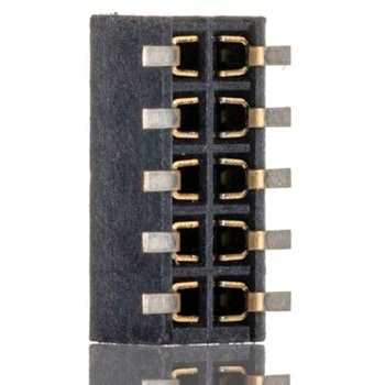 Samtec 基板接続用ソケット 10 極 1.27mm 2 列 表面実装 SAMTEC