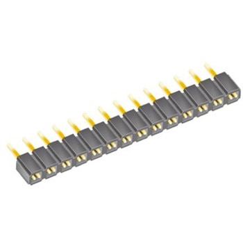 Samtec 基板接続用ソケット 14 極 2.54mm 1 列 スルーホール実装 SAMTEC