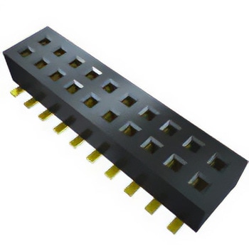 Samtec 基板接続用ソケット 10 極 1.27mm 2 列 表面実装 SAMTEC