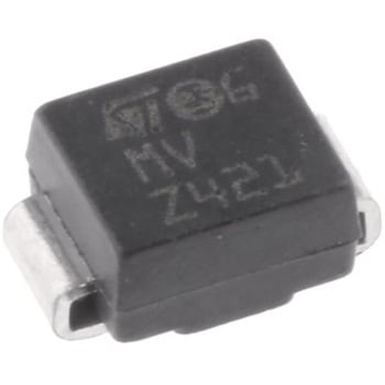 STMicroelectronics TVSダイオード， 双方向， 表面実装， 64.3V， SM6T36CA STMicro