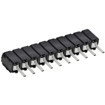 Samtec 基板接続用ソケット 10 極 2.54mm 1 列 スルーホール実装 SAMTEC