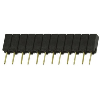Samtec 基板接続用ソケット 12 極 2.54mm 1 列 スルーホール実装 SAMTEC
