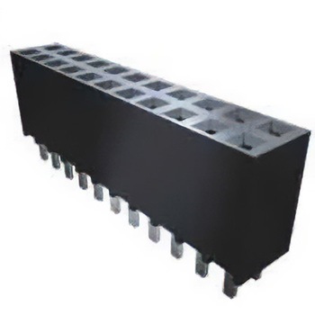 Samtec 基板接続用ソケット 14 極 2.54mm 2 列 スルーホール実装 SAMTEC