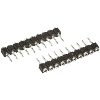 Samtec 基板接続用ソケット 10 極 2.54mm 1 列 スルーホール実装 SAMTEC