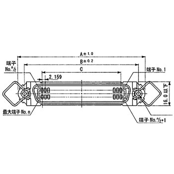 57シリーズ リボンコネクタ ハンダ付けタイプ フジクラ(旧DDK/第一電子工業)