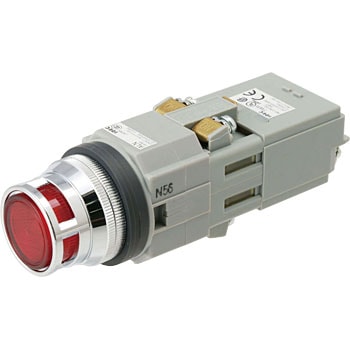 ALFN22611DNR Φ30シリーズ 照光押ボタンスイッチ (突形フルガード付 LED) BA9S 1個 IDEC(和泉電気) 【通販モノタロウ】