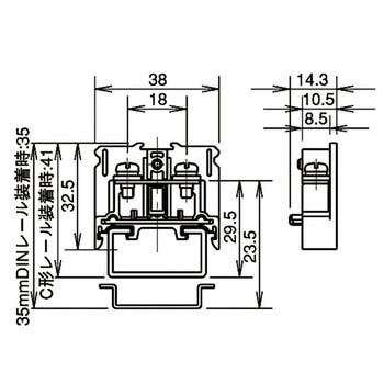 BN-Wシリーズ ブロックターミナル セルフアップ形 IDEC(和泉電気)