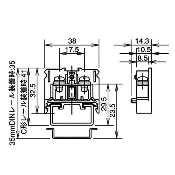 BN-Wシリーズ ブロックターミナル セルフアップ形 IDEC(和泉電気)