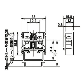 BN-Wシリーズ ブロックターミナル セルフアップ形 IDEC(和泉電気)
