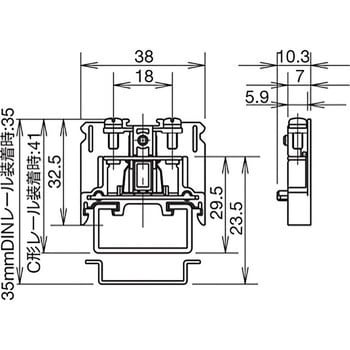 BNH-Wシリーズ パンブロックターミナル TDTタッチダウン構造形 IDEC