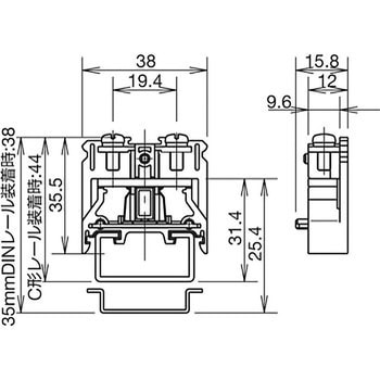 BNH-Wシリーズ パンブロックターミナル TDTタッチダウン構造形 IDEC(和泉電気)