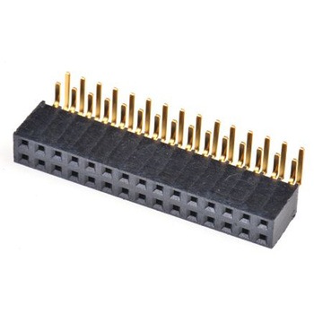 Samtec 基板接続用ソケット 30 極 2.54mm 2 列 スルーホール実装 SAMTEC