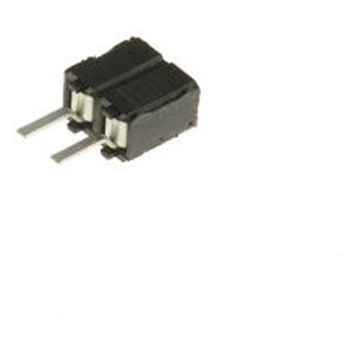 Samtec 基板接続用ソケット 2 極 2.54mm 1 列 スルーホール実装 SAMTEC