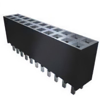 Samtec 基板接続用ソケット 40 極 2.54mm 2 列 スルーホール実装 SAMTEC