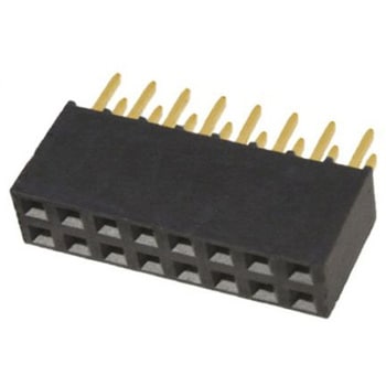 Samtec 基板接続用ソケット 16 極 2.54mm 2 列 スルーホール実装 SAMTEC