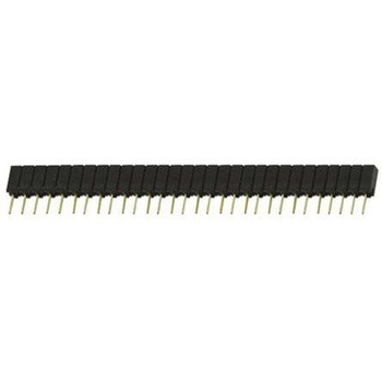 Samtec 基板接続用ソケット 30 極 2.54mm 1 列 スルーホール実装 - SAMTEC
